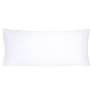 Satin Body Pillow Case Silky Long Pillowcases with Zipper Snow White